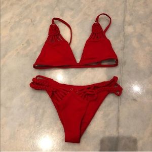 Frankie’s bikini red set